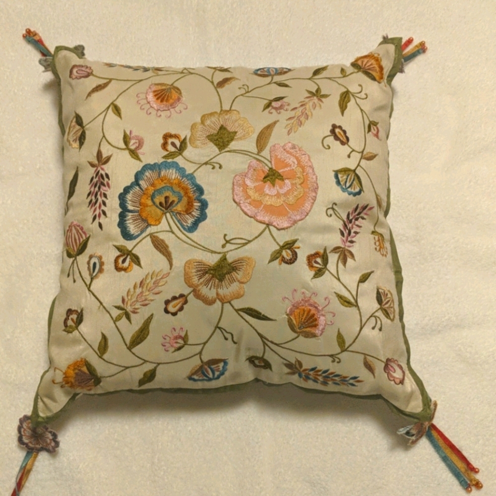 PIER1 Square Colorful Pillow